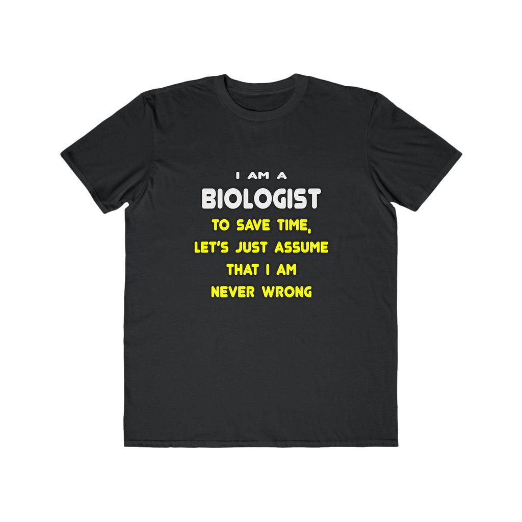 Funny Biologist T Shirts and Gifts - Men's Lightweight Fashion Tee