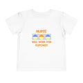 Nurse ... Will Work For Cupcakes - Toddler Short Sleeve Tee