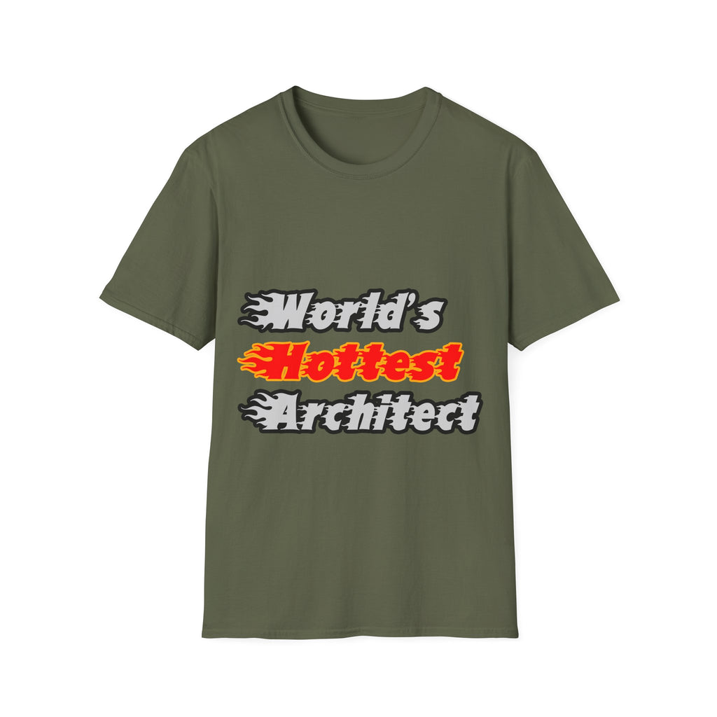 World's Hottest Architect - Unisex Softstyle T-Shirt