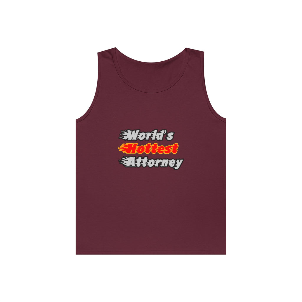 World's Hottest Attorney - Unisex Heavy Cotton Tank Top