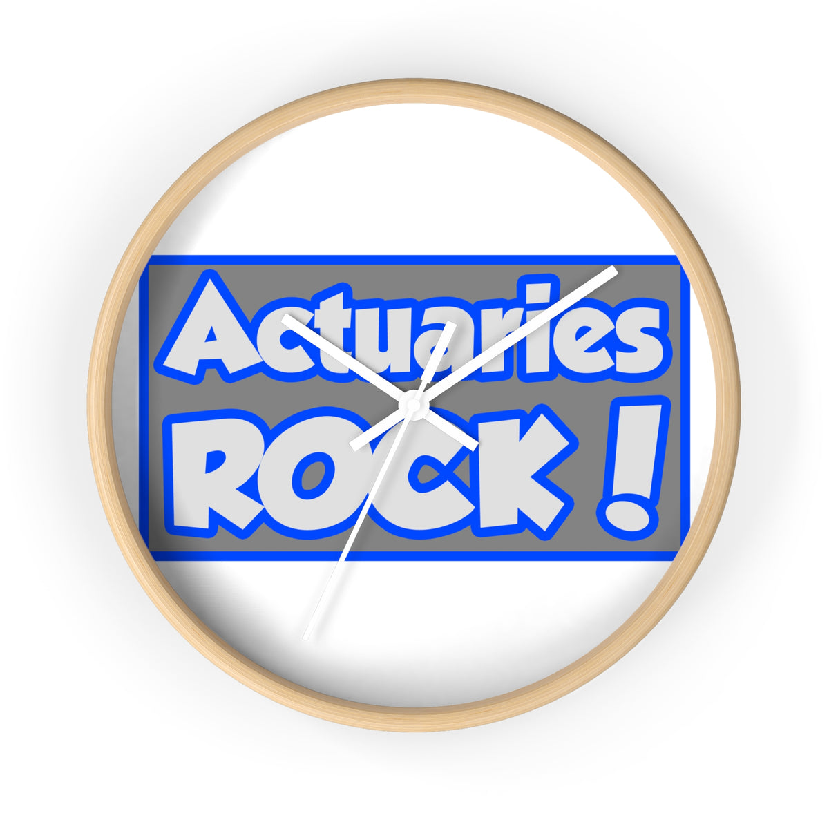 Actuaries Rock! - Wall Clock