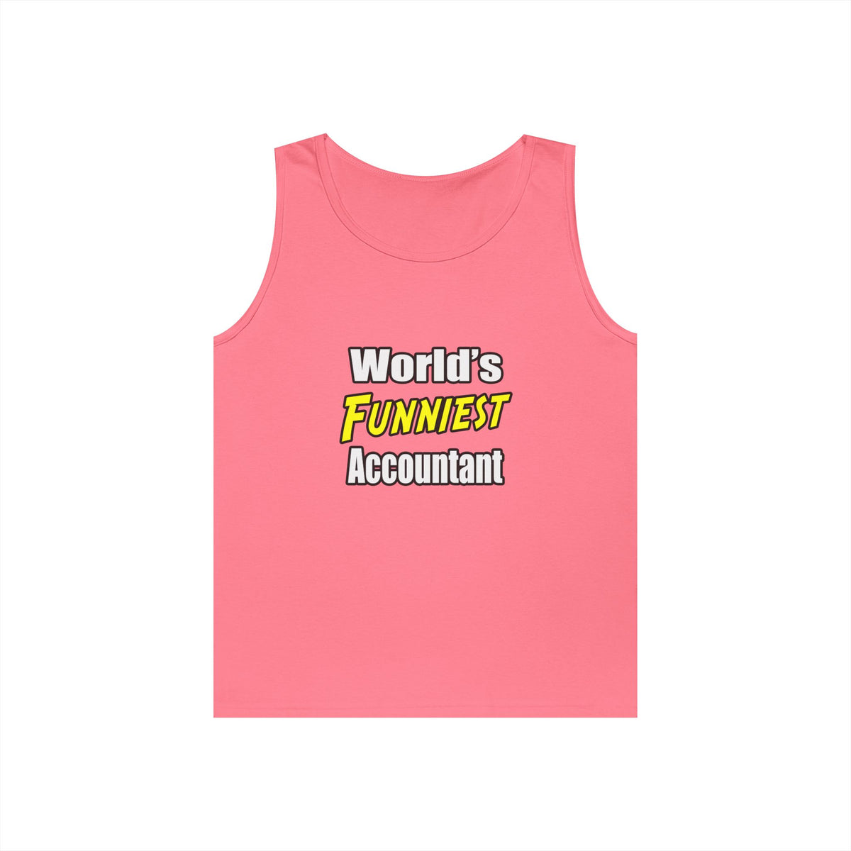 World's Funniest Accountant - Unisex Heavy Cotton Tank Top