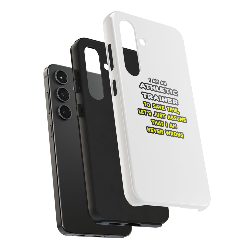 Funny Athletic Trainer T Shirts - Tough Phone Cases