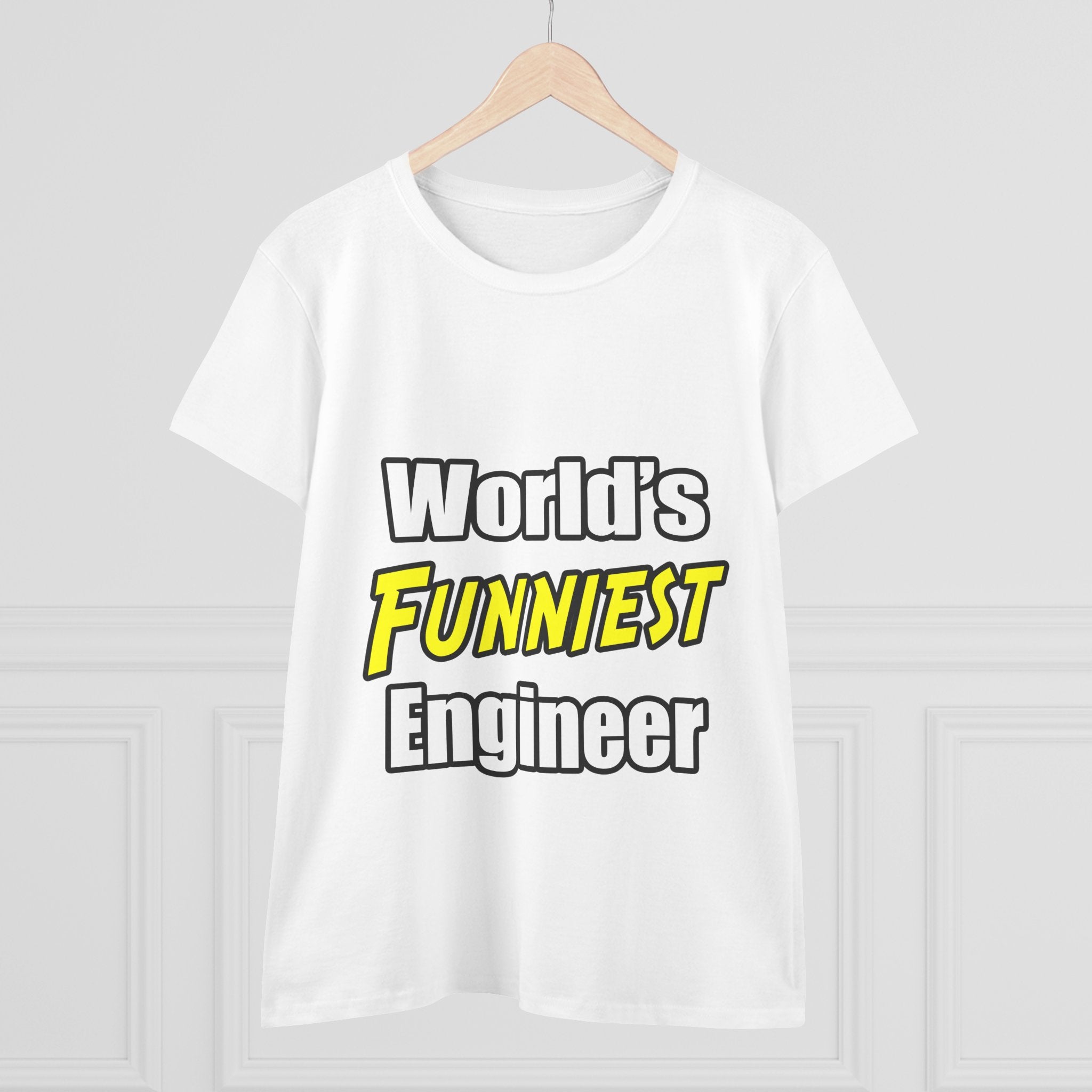 World's Funniest Engineer - Women's Midweight Cotton Tee