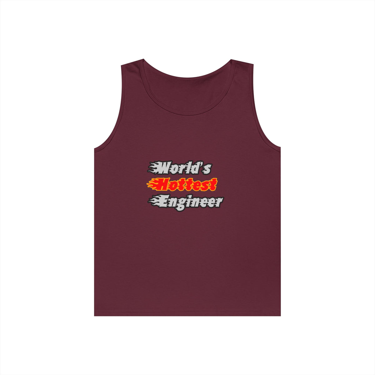 World's Hottest Engineer - Unisex Heavy Cotton Tank Top