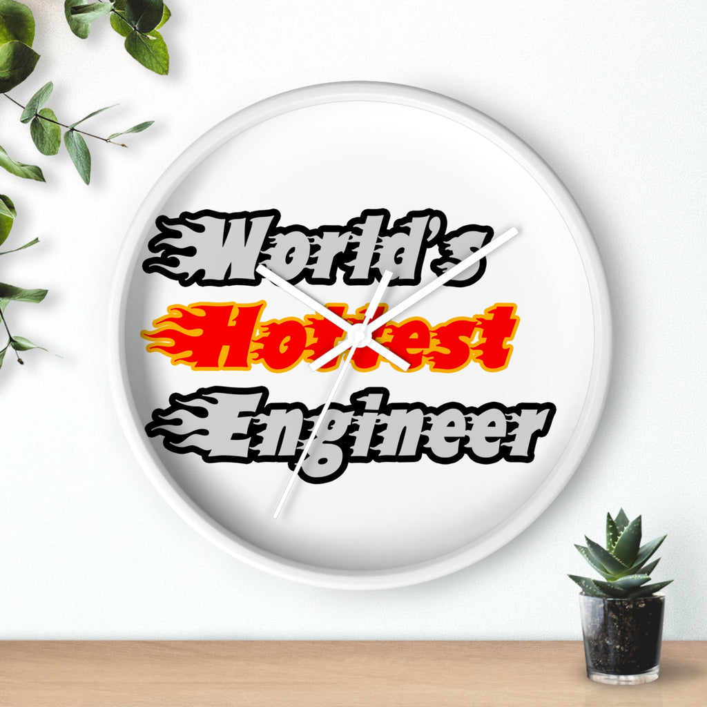 World's Hottest Engineer - Wall Clock