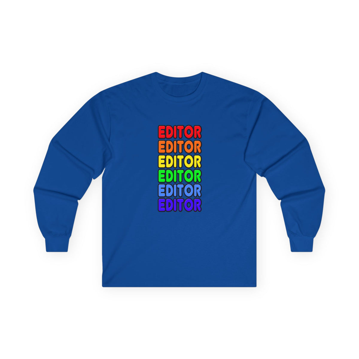 Rainbow Editor - Unisex Ultra Cotton Long Sleeve Tee