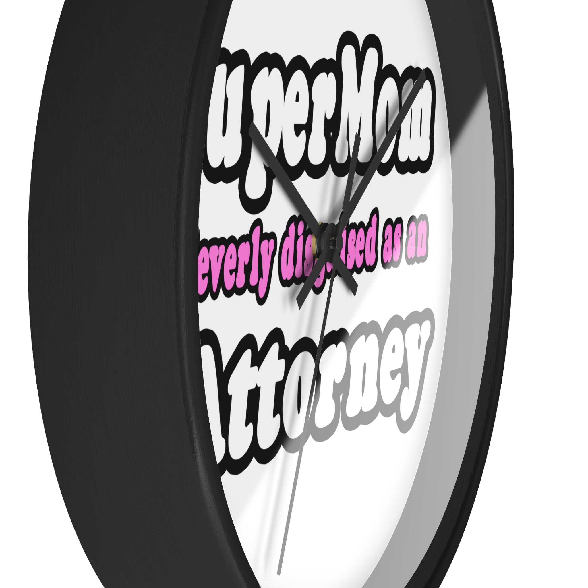 SuperMom Attorney - Wall Clock