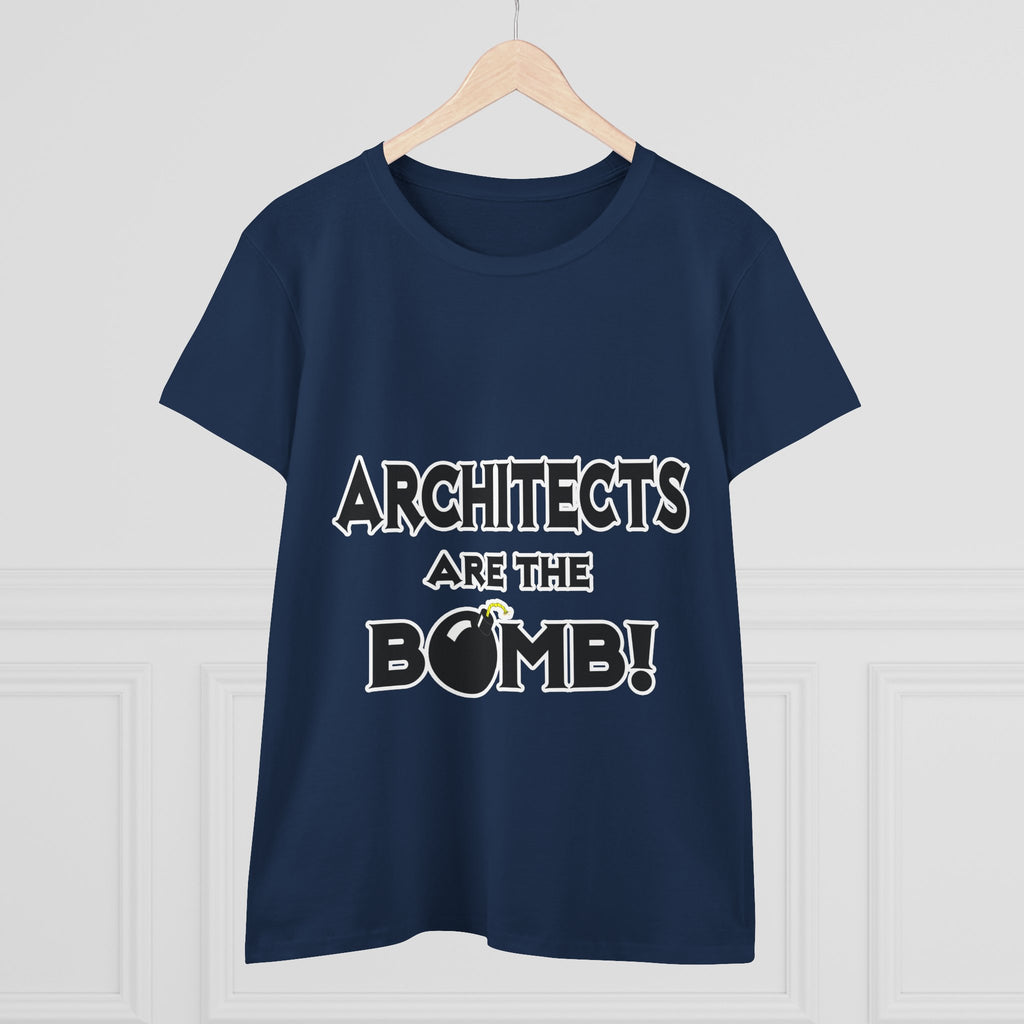 Architects Are The Bomb! - Women's Midweight Cotton Tee