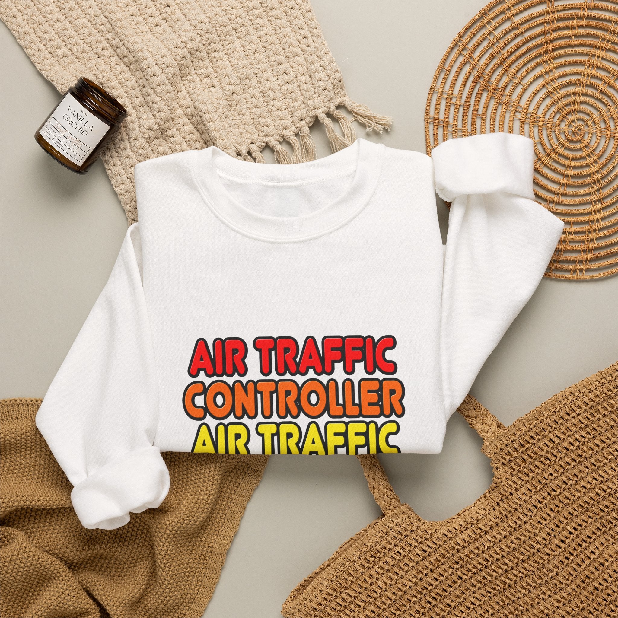 Rainbow Air Traffic Controller - Unisex Heavy Blend™ Crewneck Sweatshirt