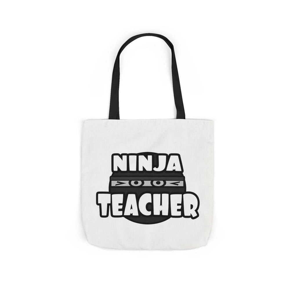 Ninja Teacher - Canvas Tote Bag, 5-Color Straps