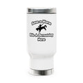 Save a Horse, Ride a Dermatology Nurse - Stainless Steel Travel Mug with Handle, 14oz