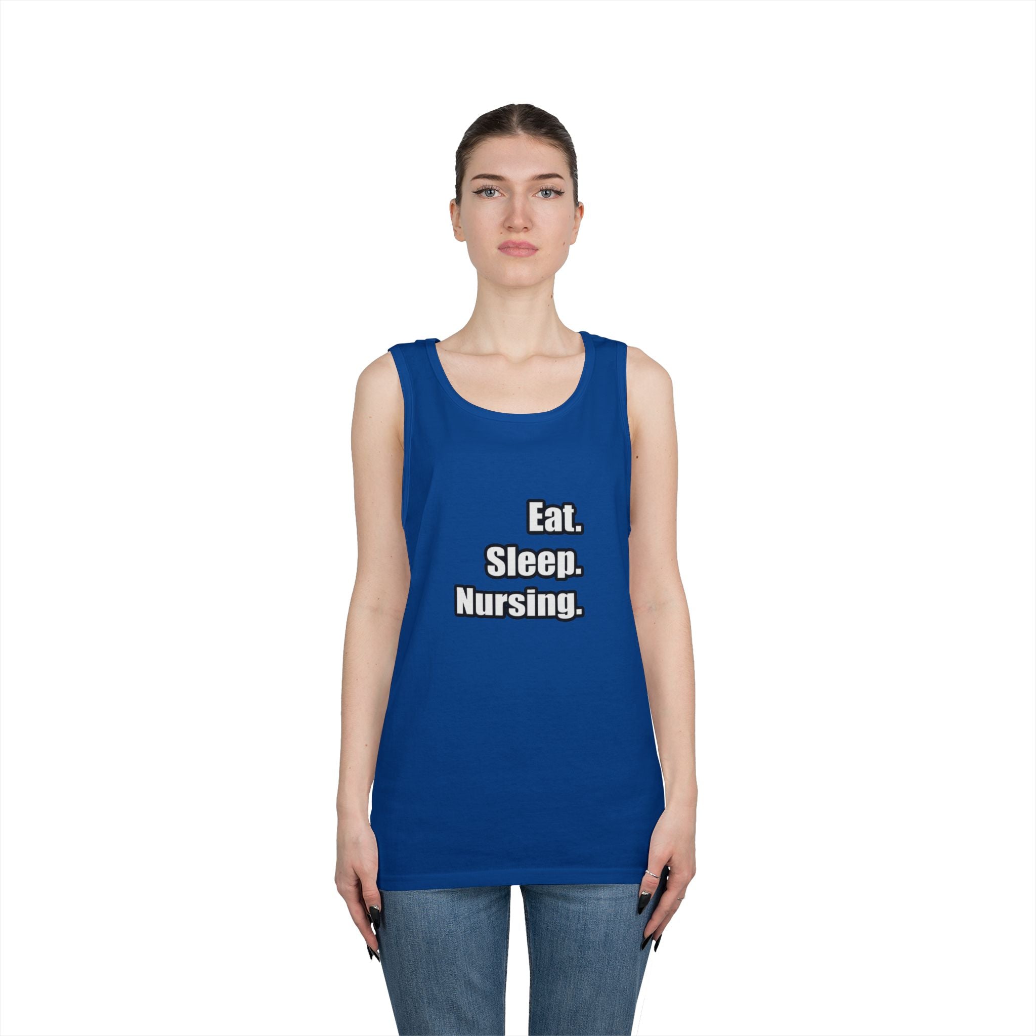 Eat. Sleep. Nursing. - Unisex Heavy Cotton Tank Top