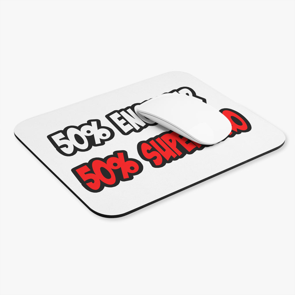 Half Engineer...Half Superhero - Mouse Pad (Rectangle)