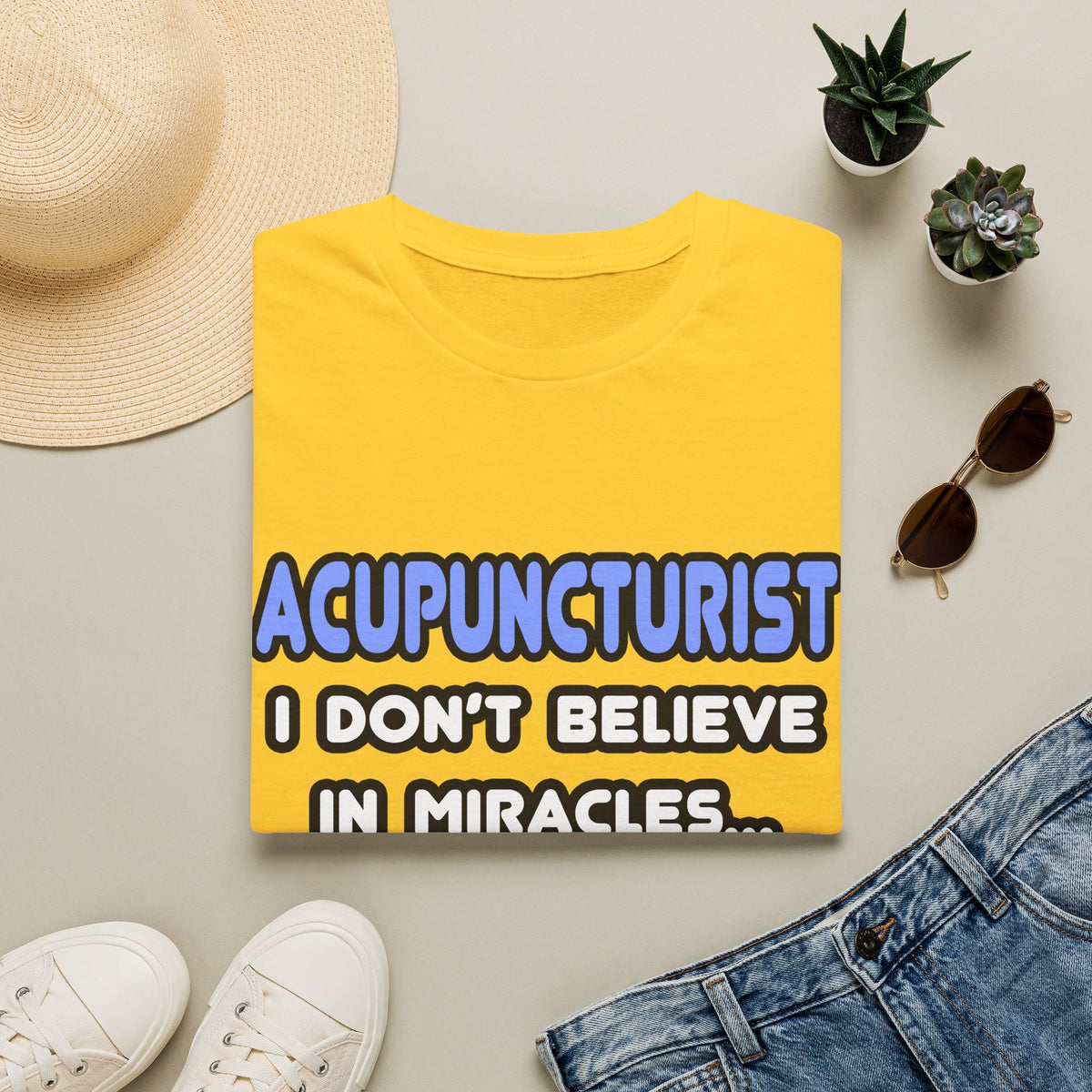 Miracles and Acupuncturists - Unisex Softstyle T-Shirt