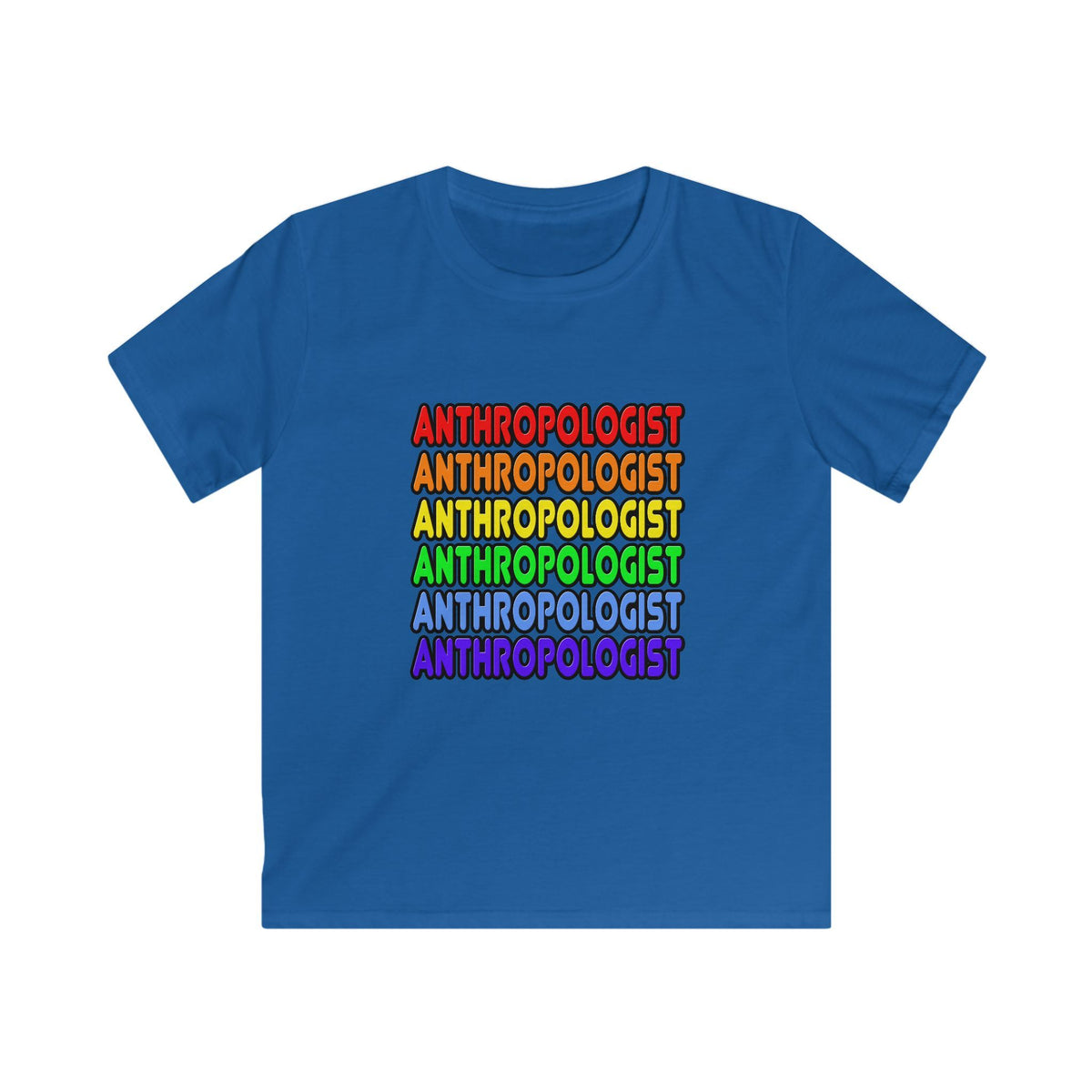 Rainbow Anthropologist - Kids Softstyle Tee