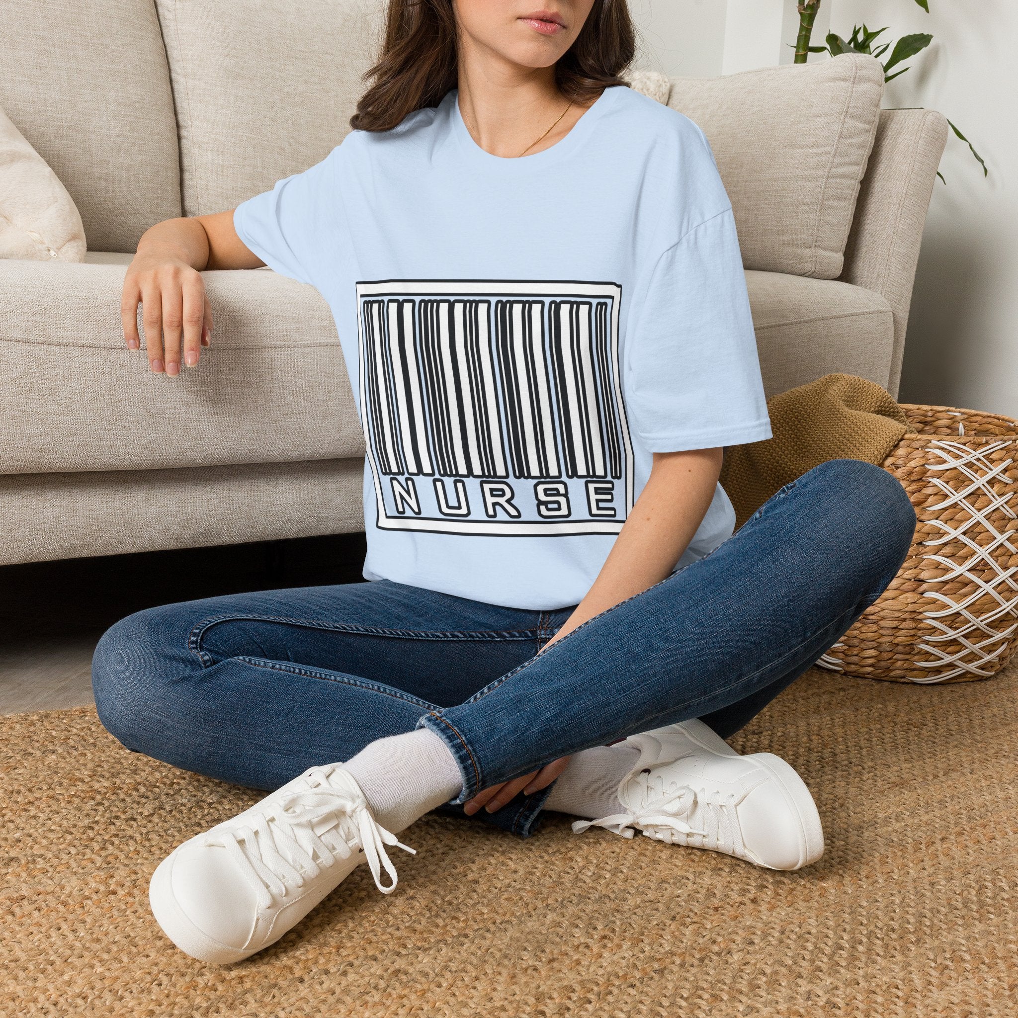 Barcode Nurse - Unisex Softstyle T-Shirt