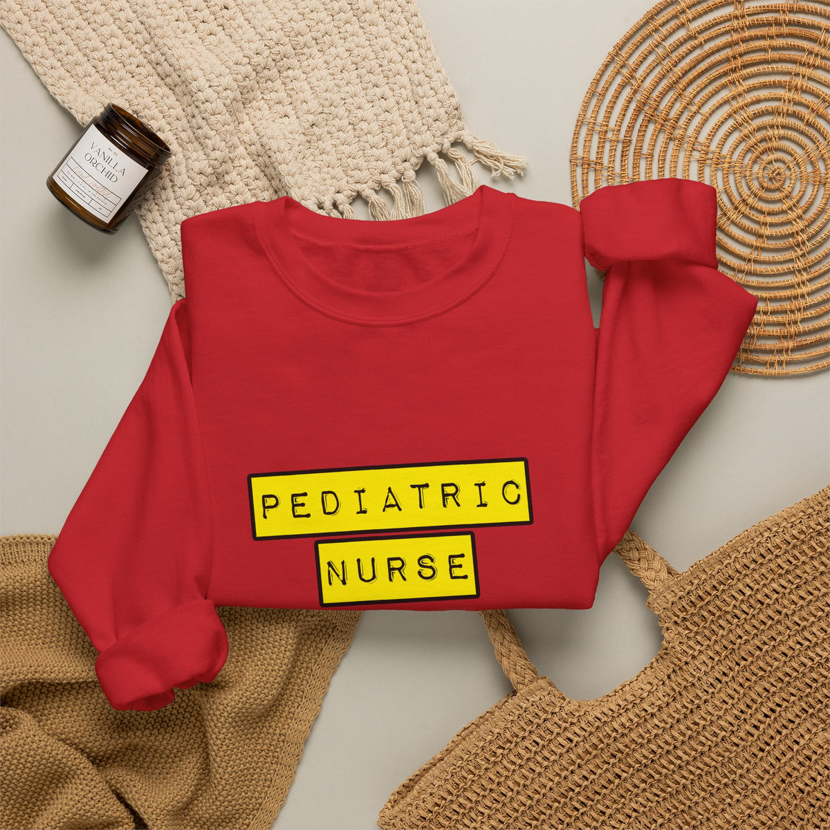 Pediatric Nurse...Hardest Job You'll Ever Love - Unisex Heavy Blend™ Crewneck Sweatshirt