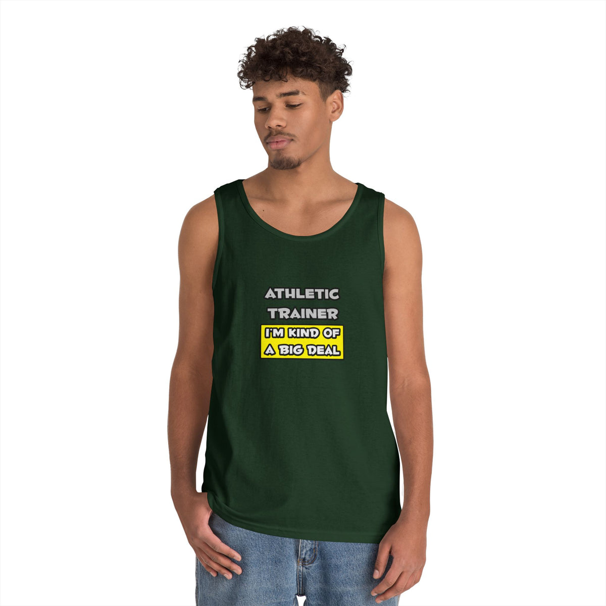 Athletic Trainer .. I'm Kind of a Big Deal - Unisex Heavy Cotton Tank Top