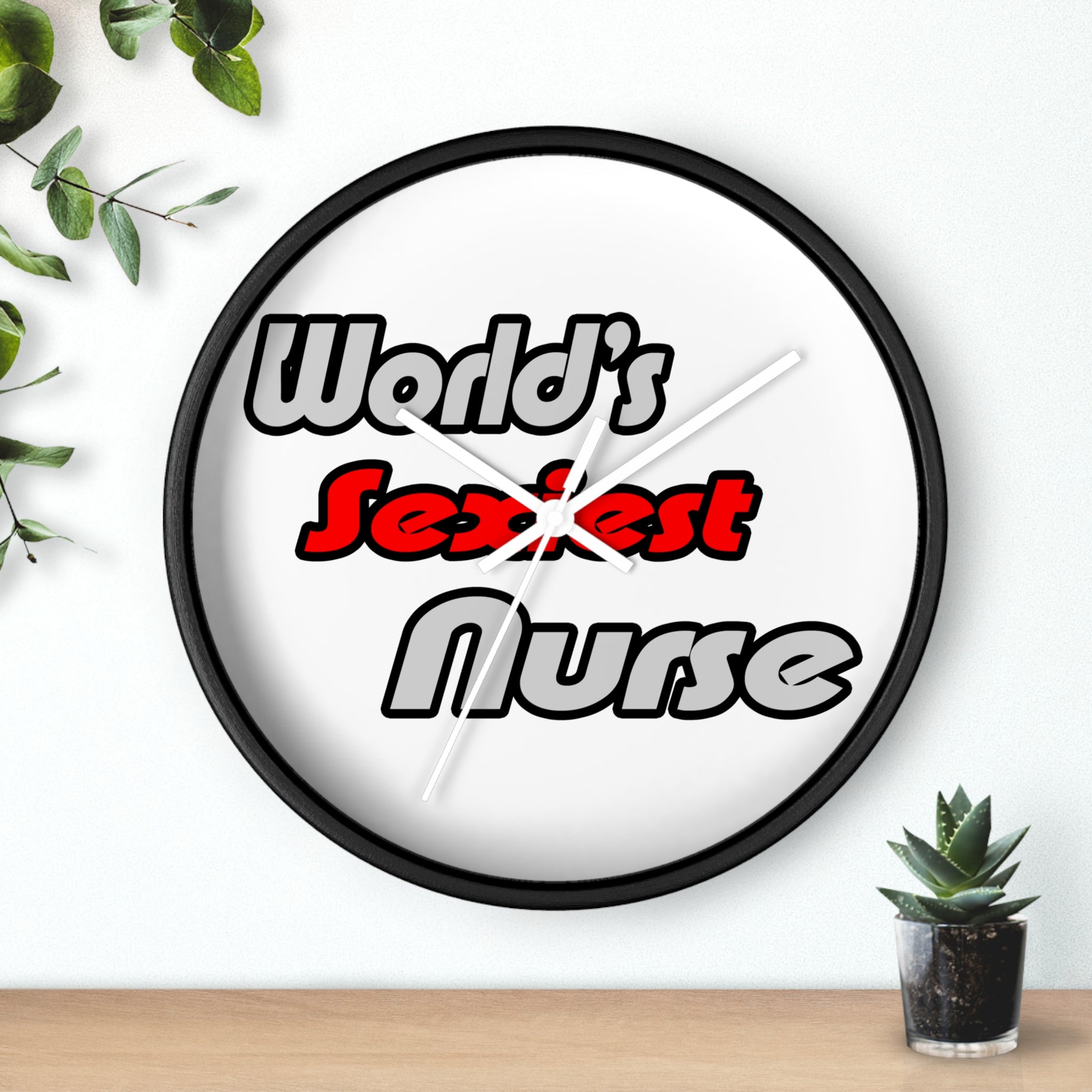 World's Sexiest Nurse - Wall Clock