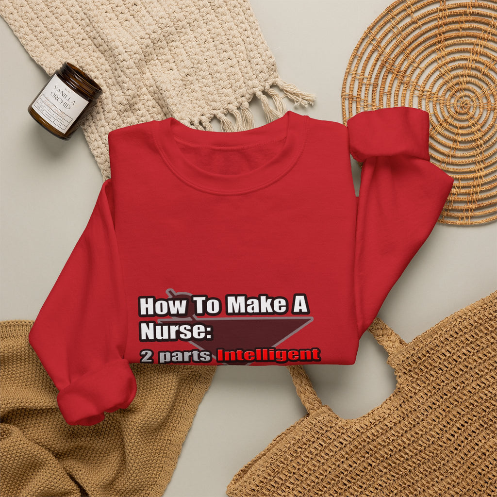 How To Make a Nurse - Unisex Heavy Blend™ Crewneck Sweatshirt