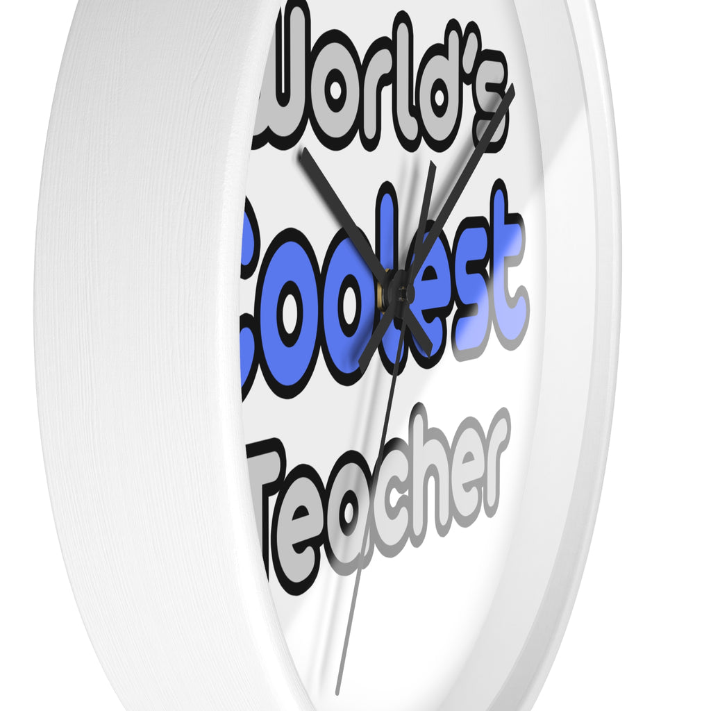 World's Coolest Teacher - Wall Clock