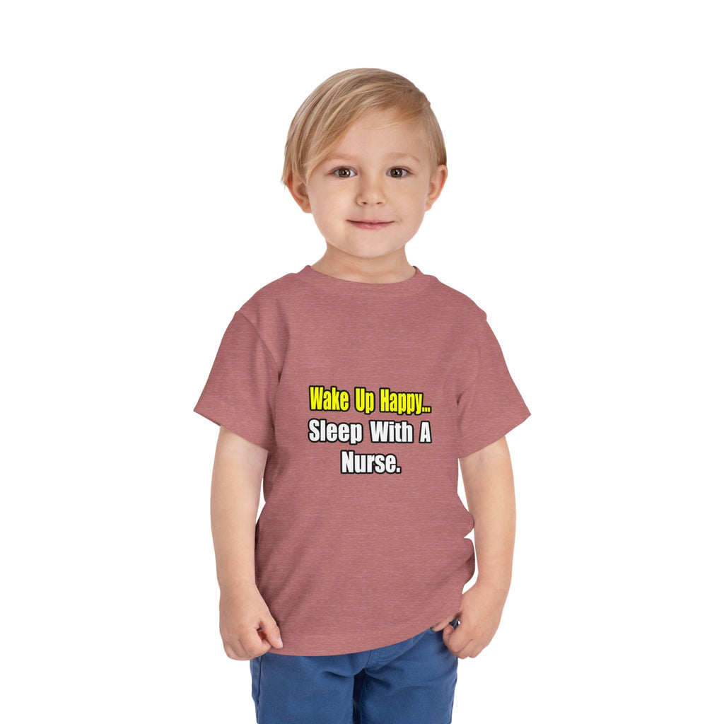 Sleep With a Nurse - Toddler Short Sleeve Tee