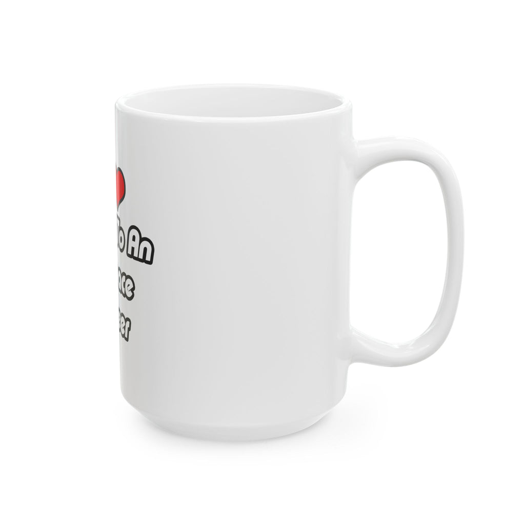 My Heart Belongs To An Aerospace Engineer - Ceramic Mug, (11oz, 15oz)