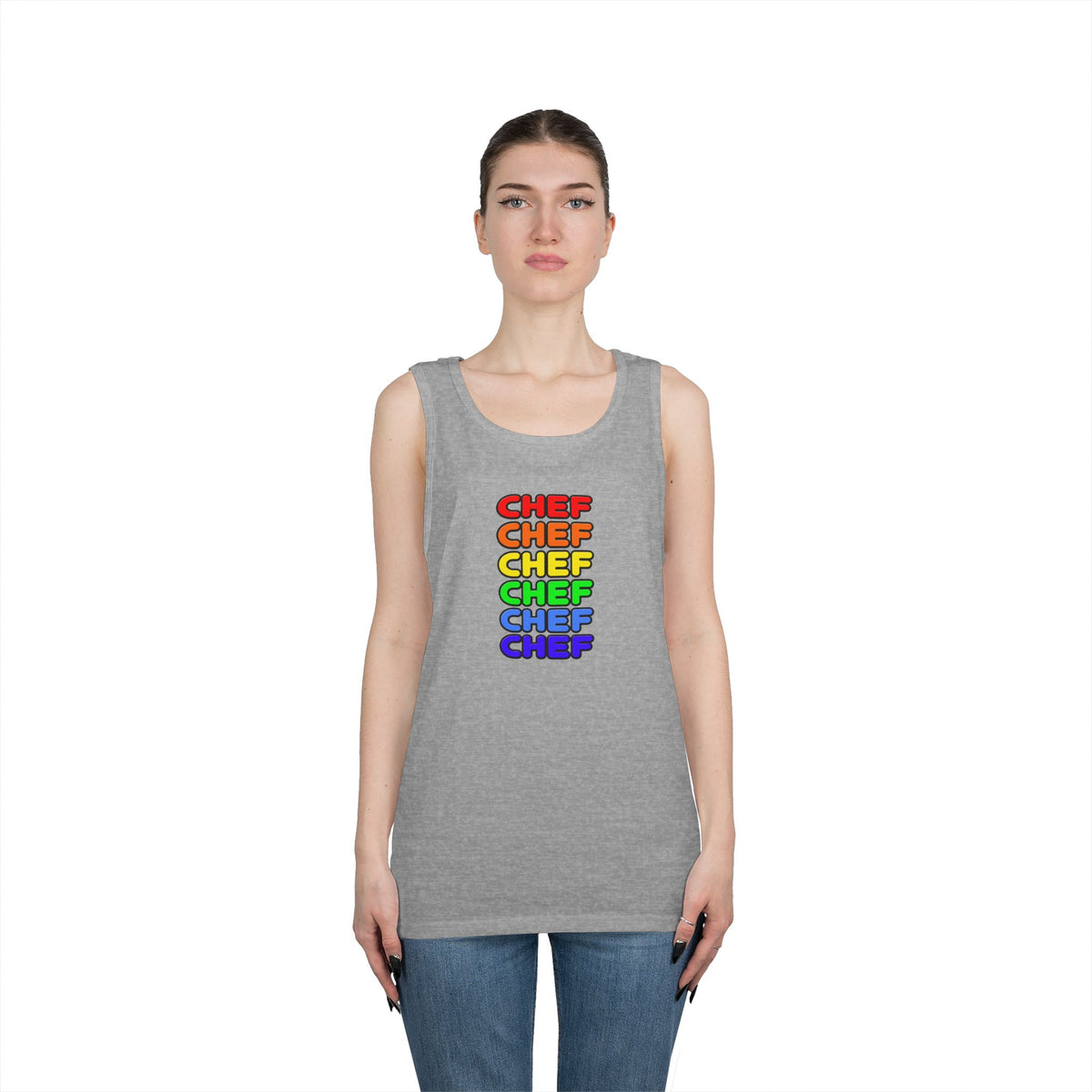 Rainbow Chef - Unisex Heavy Cotton Tank Top