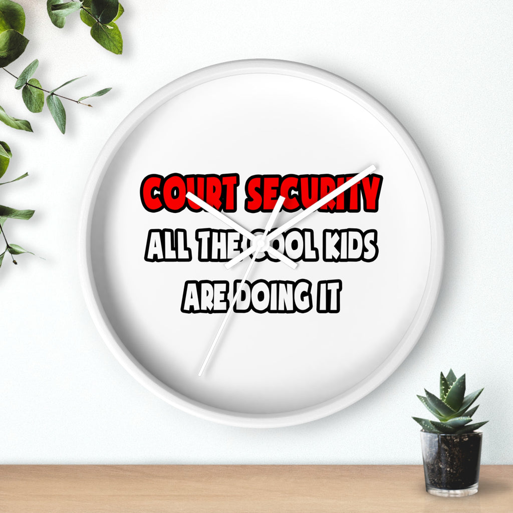 Funny Bailiff Shirts and Gifts - Wall Clock