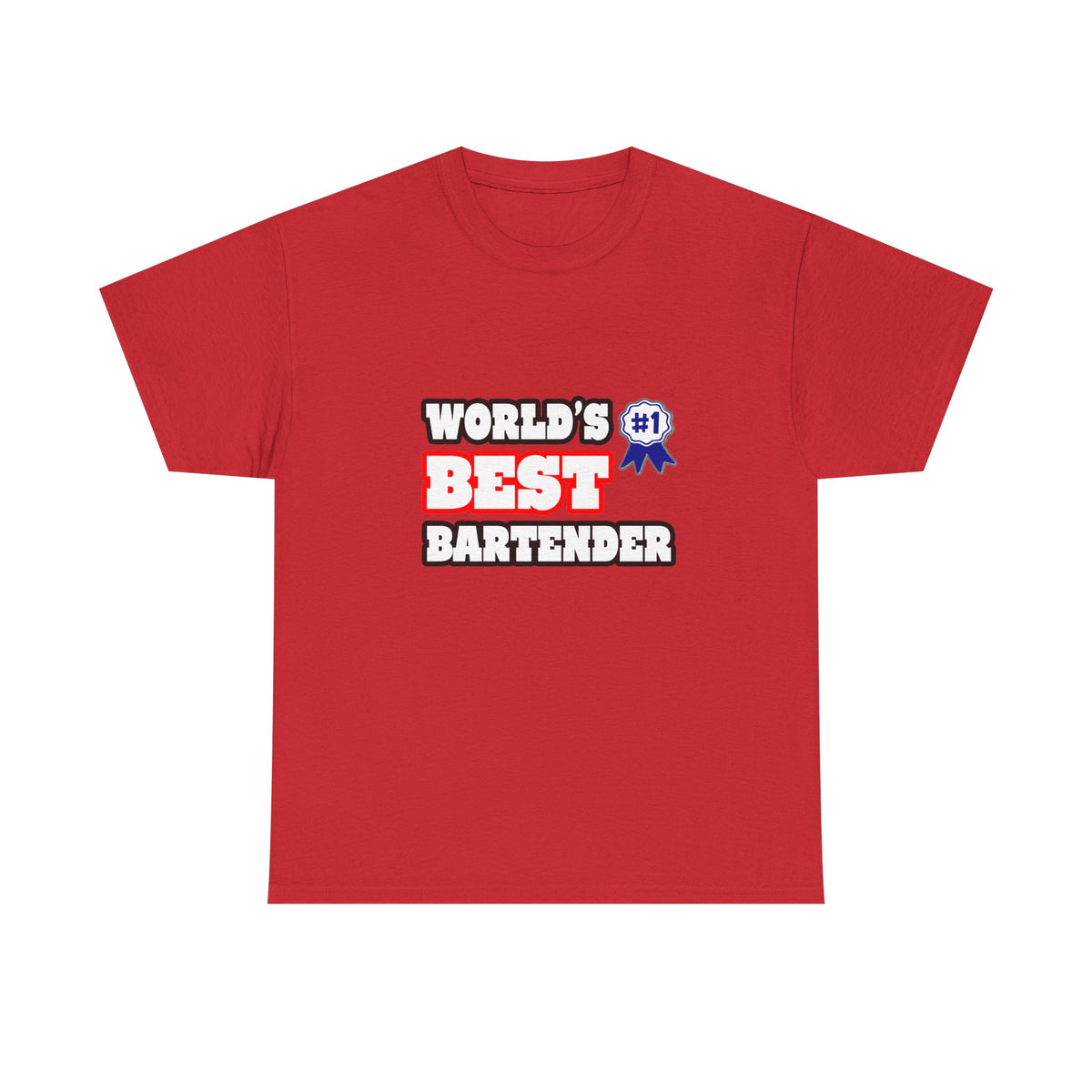 World's Best Bartender - Unisex Heavy Cotton Tee