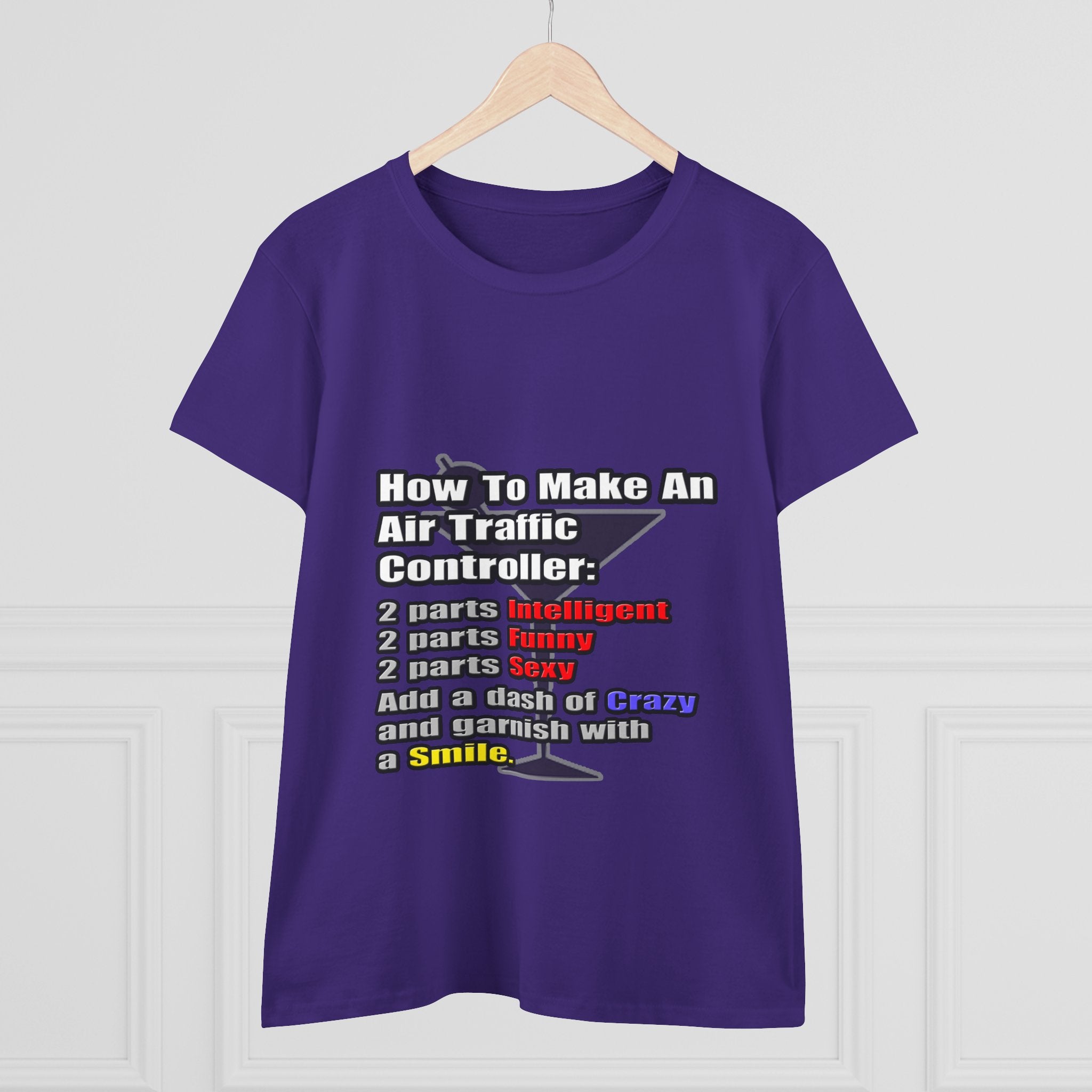 How To Make an Air Traffic Controller - Women's Midweight Cotton Tee