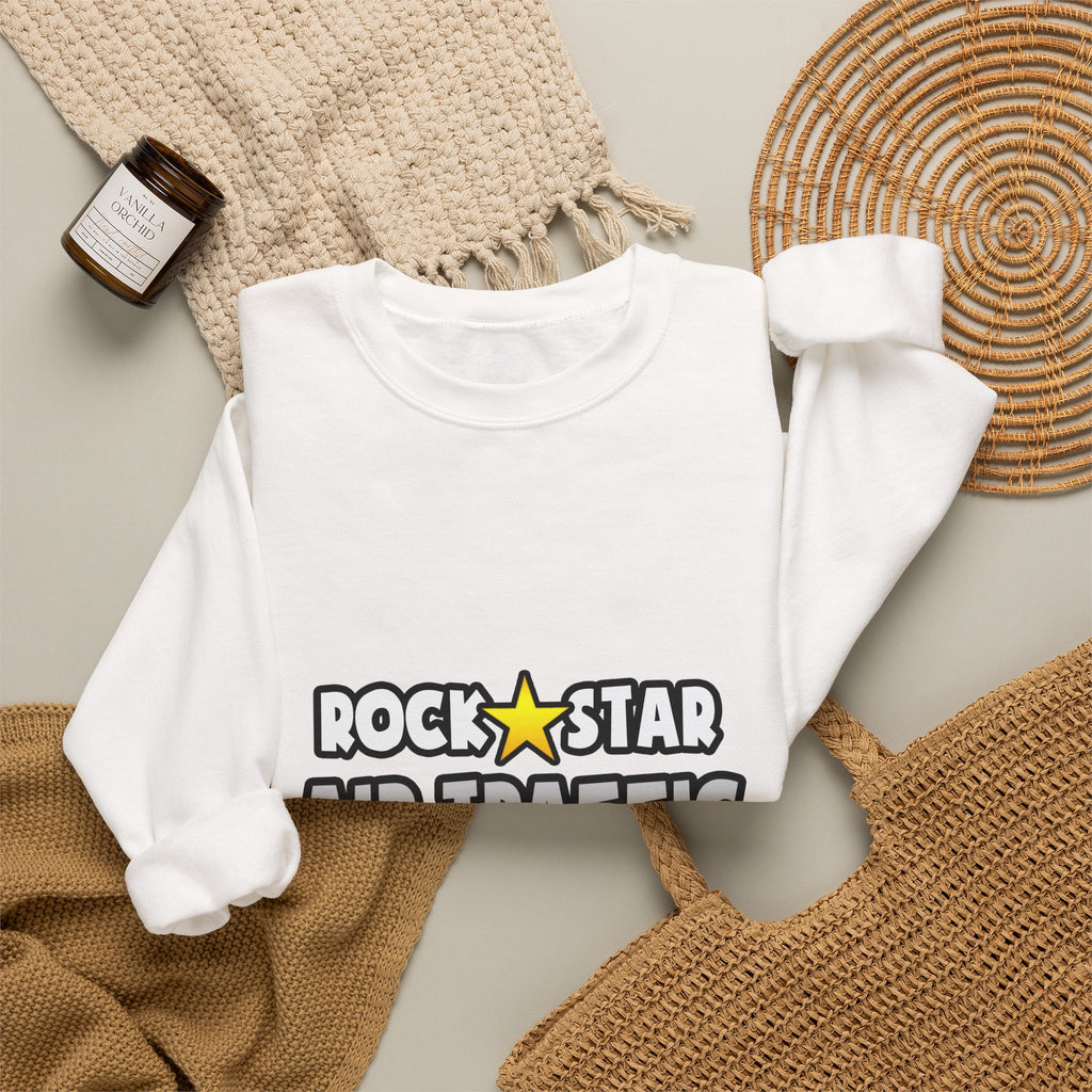 Rock Star Air Traffic Controller - Unisex Heavy Blend™ Crewneck Sweatshirt