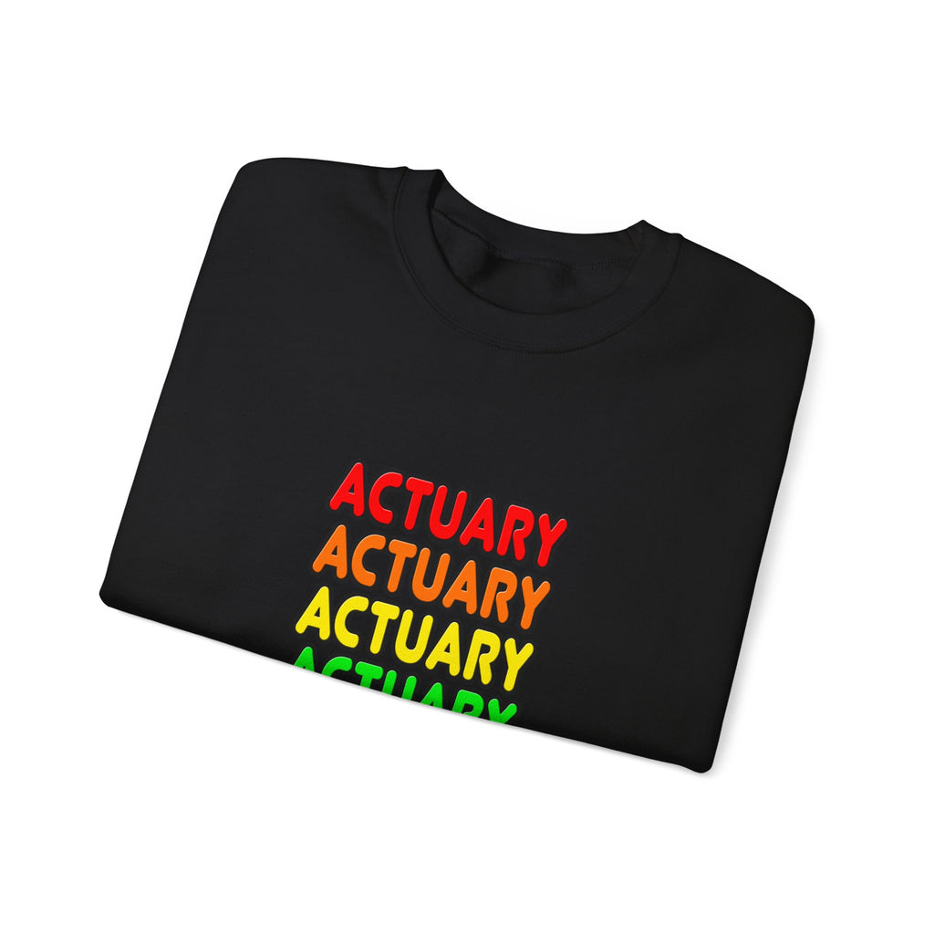 Rainbow Actuary - Unisex Heavy Blend™ Crewneck Sweatshirt