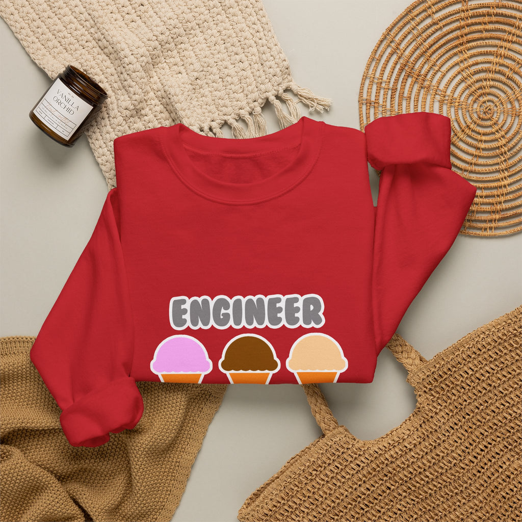 Engineer ... Will Work For Ice Cream - Unisex Heavy Blend™ Crewneck Sweatshirt