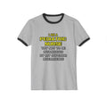 Pediatric Nurse...Superior Intelligence - Unisex Cotton Ringer T-Shirt