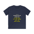 Funny Administrative Assistant T Shirts - Kids Softstyle Tee