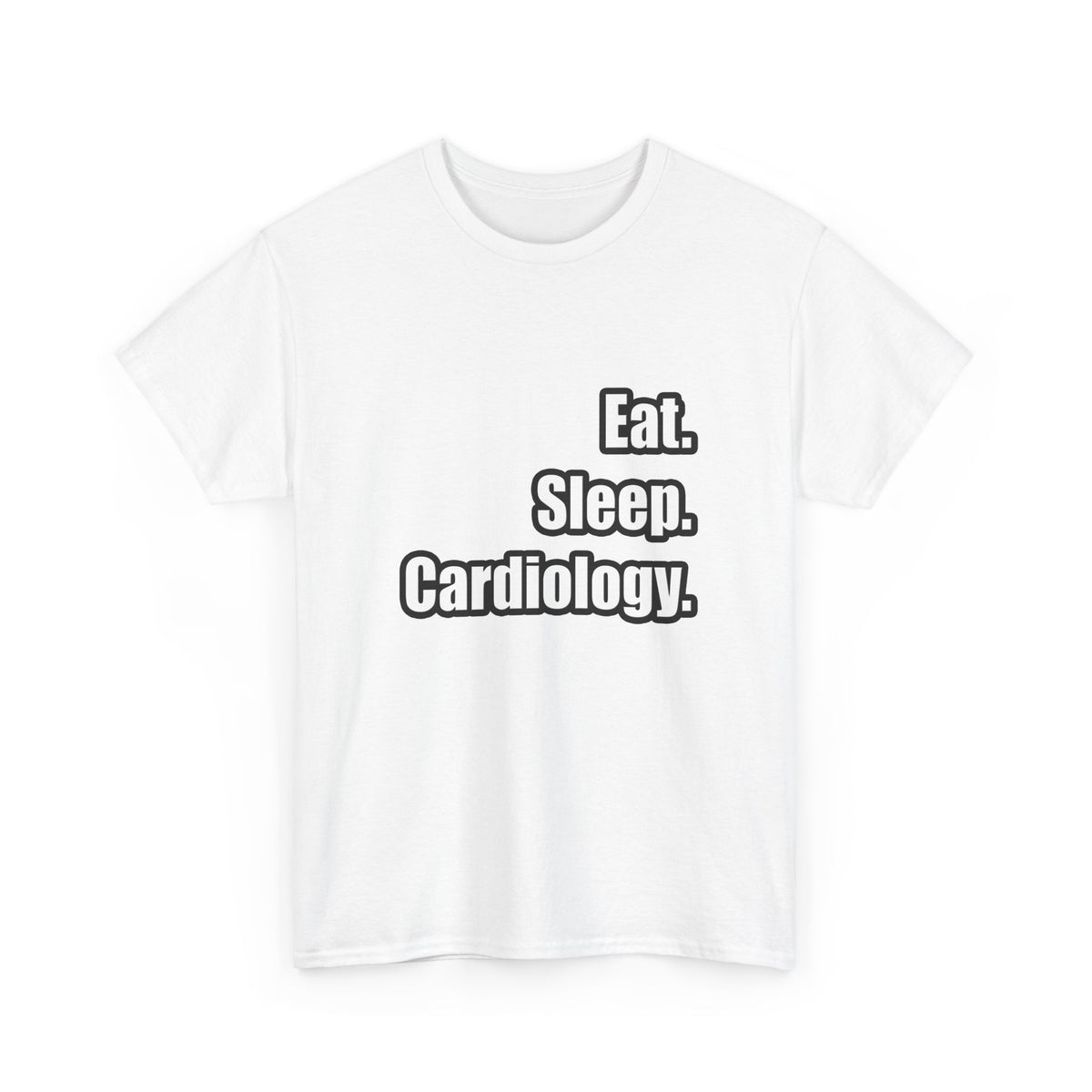Eat. Sleep. Cardiology - Unisex Heavy Cotton Tee