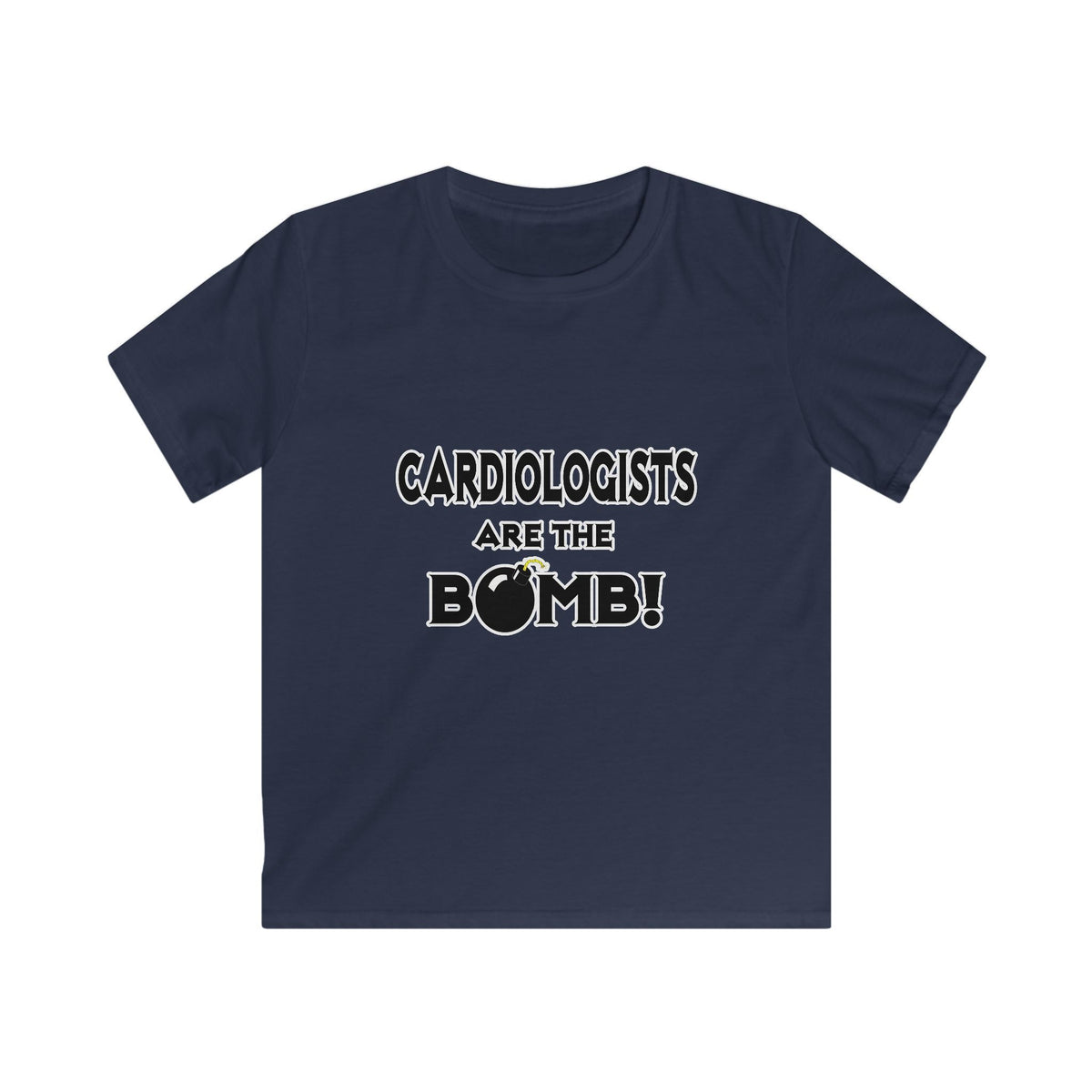 Cardiologists Are The Bomb! - Kids Softstyle Tee