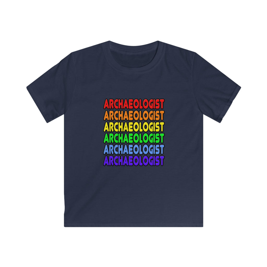 Rainbow Archaeologist - Kids Softstyle Tee