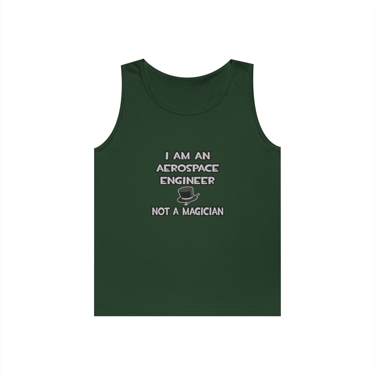 Aerospace Engineer ... Not A Magician - Unisex Heavy Cotton Tank Top