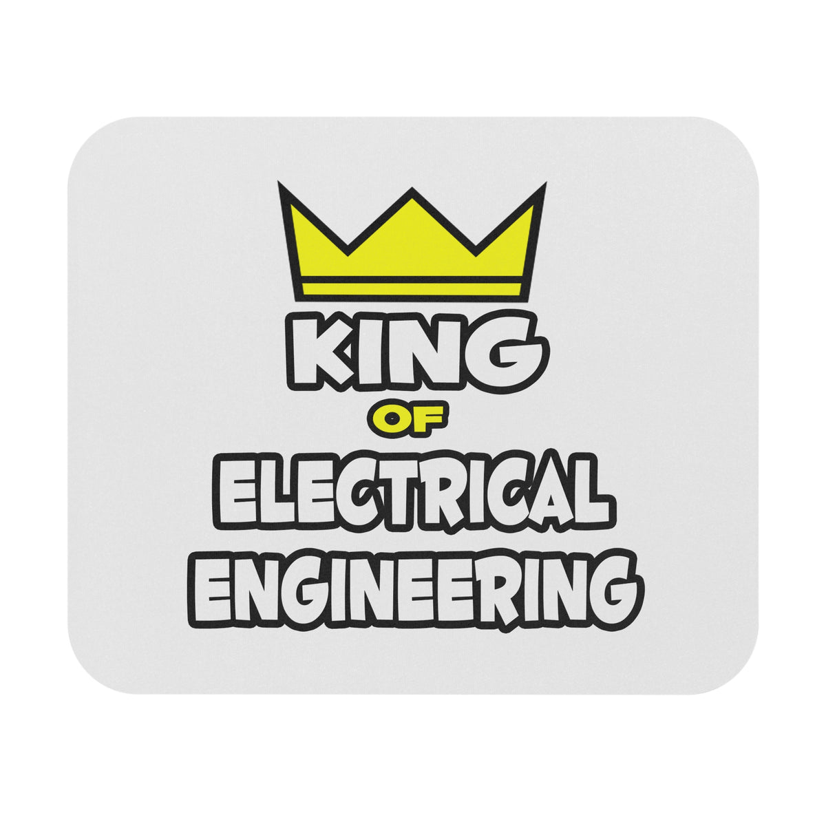 King of Electrical Engineering - Mouse Pad (Rectangle)