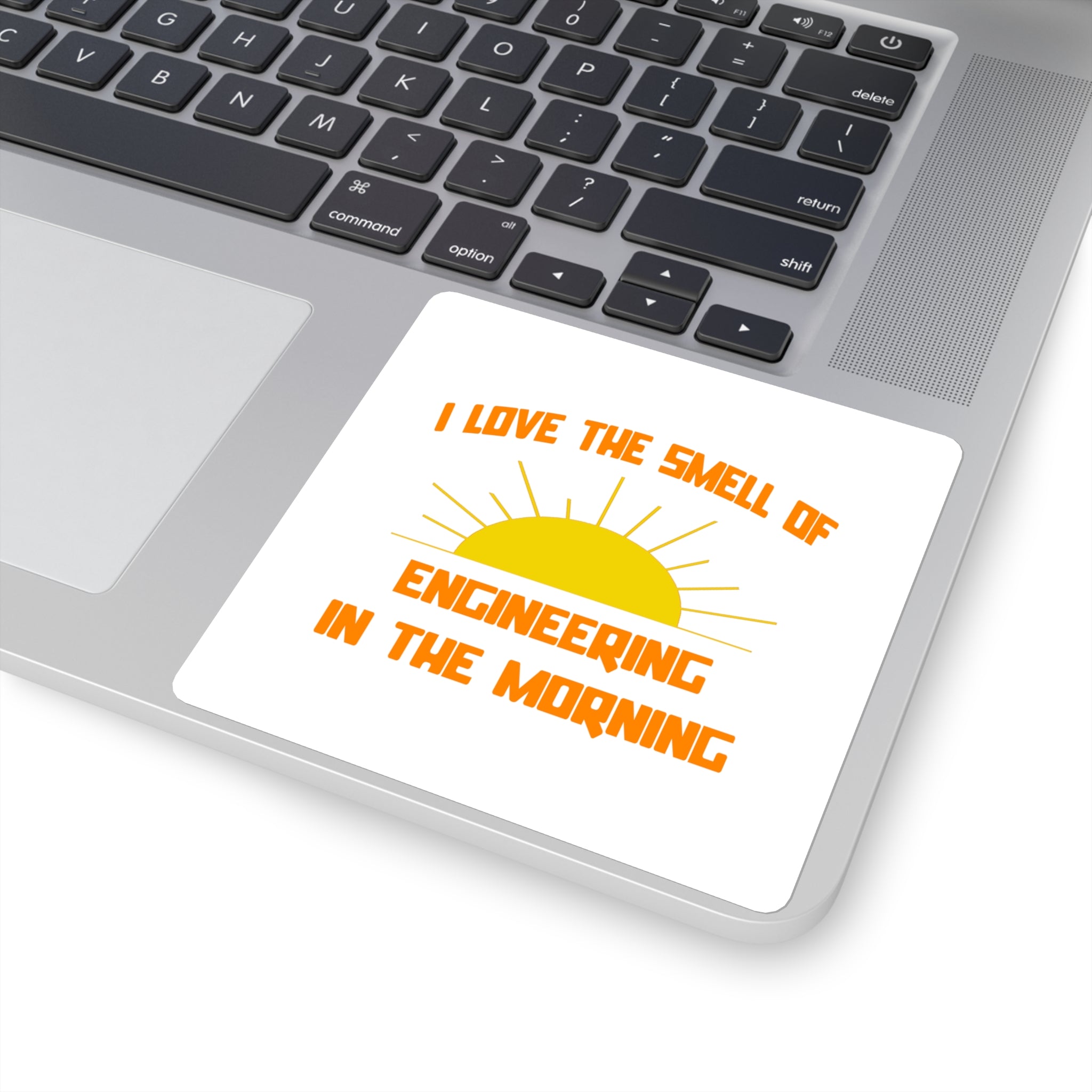 Smell of Engineering in the Morning - Square Stickers