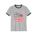 Kiss Me...I Am A Nurse - Unisex Cotton Ringer T-Shirt