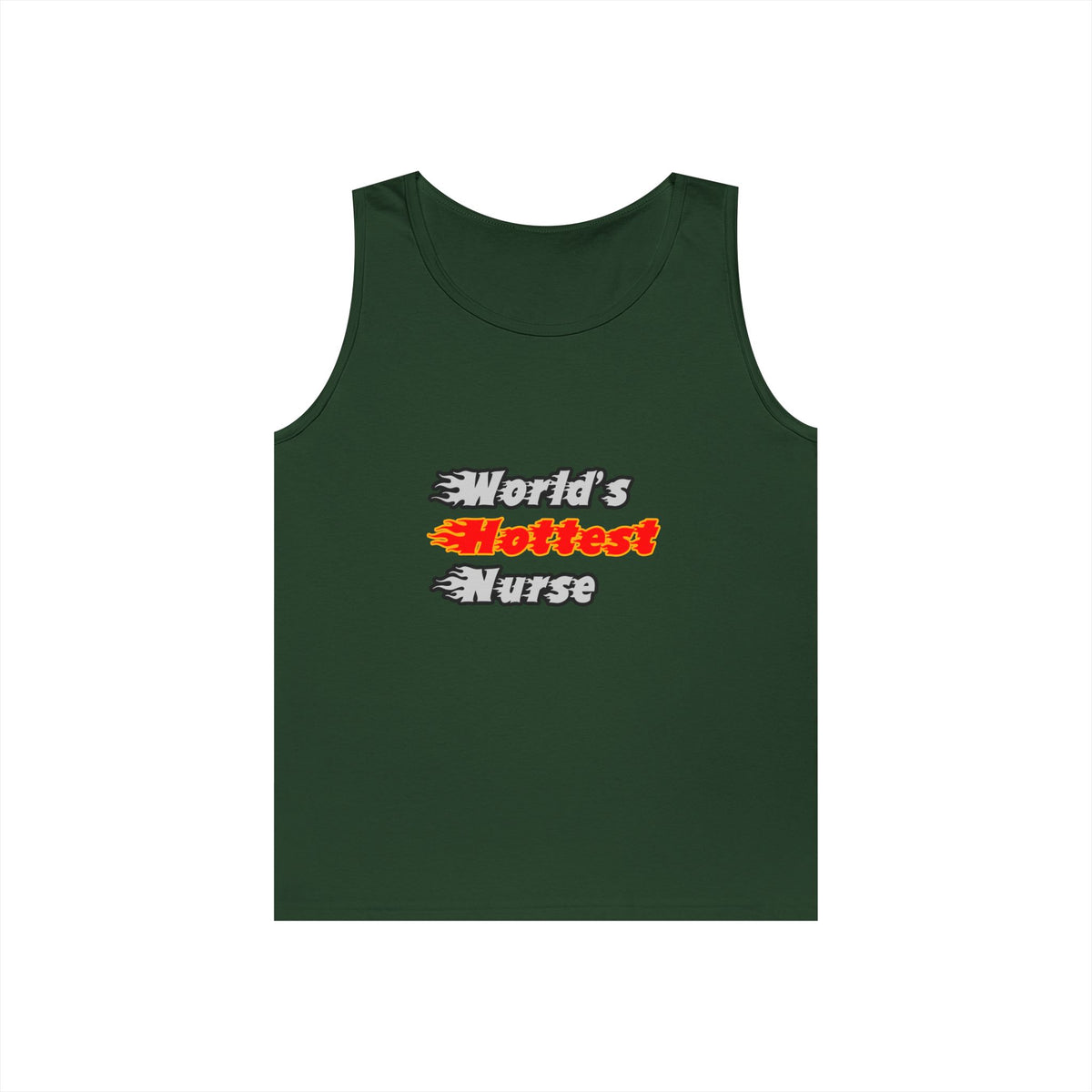 World's Hottest Nurse - Unisex Heavy Cotton Tank Top