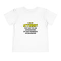 Attorney...Superior Intelligence - Toddler Short Sleeve Tee
