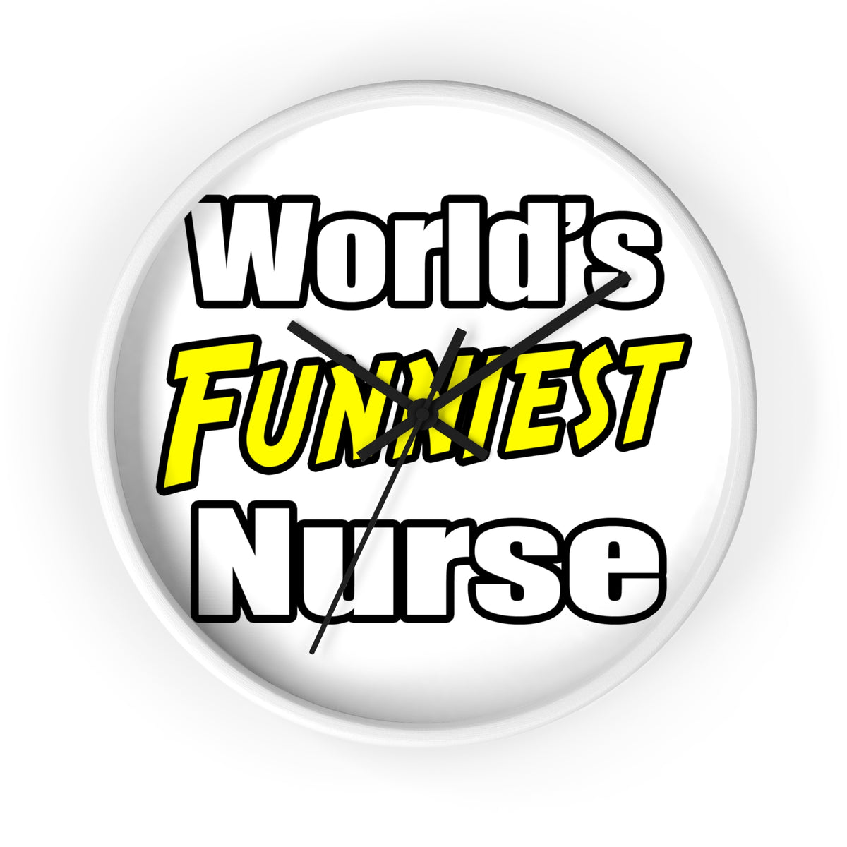 World's Funniest Nurse - Wall Clock