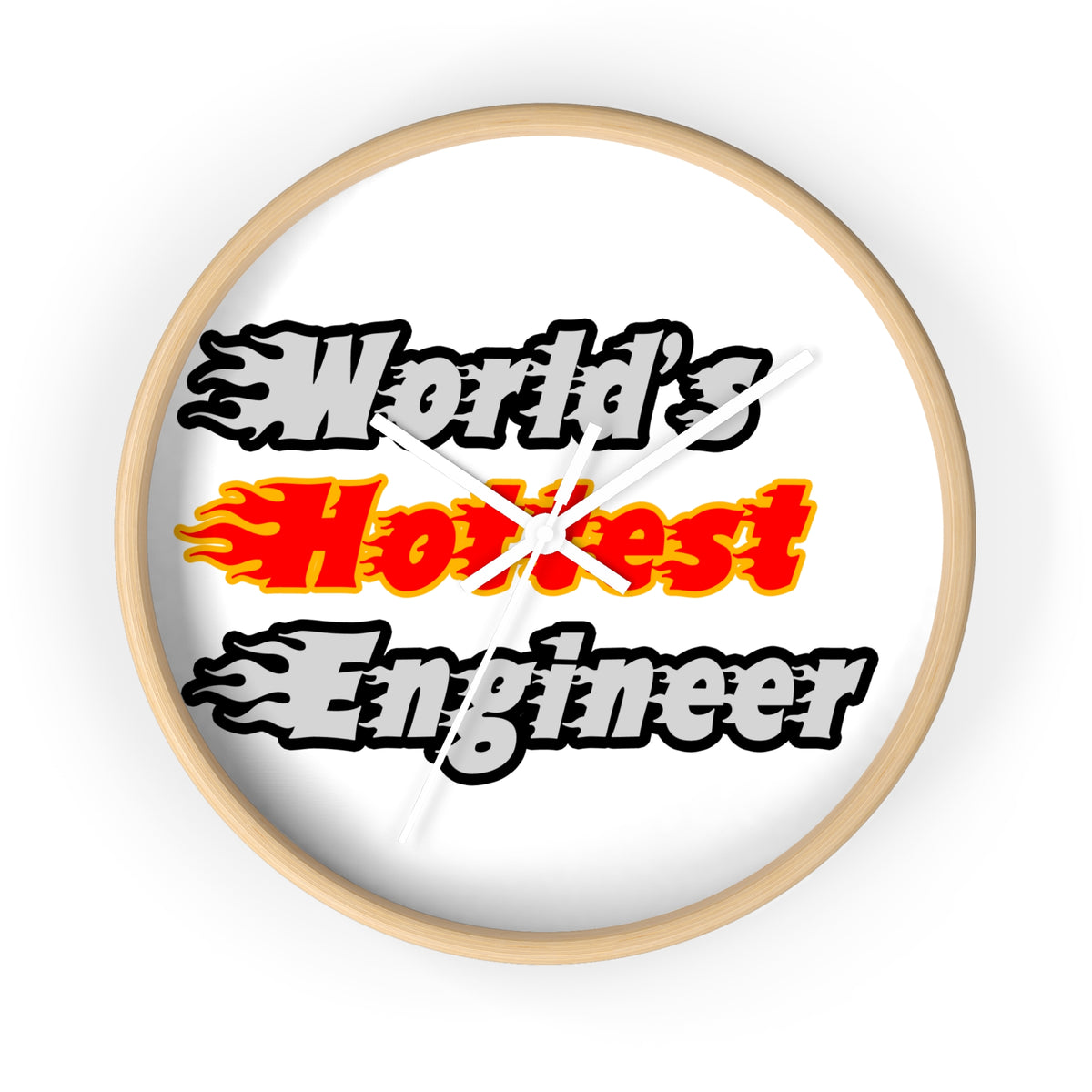 World's Hottest Engineer - Wall Clock