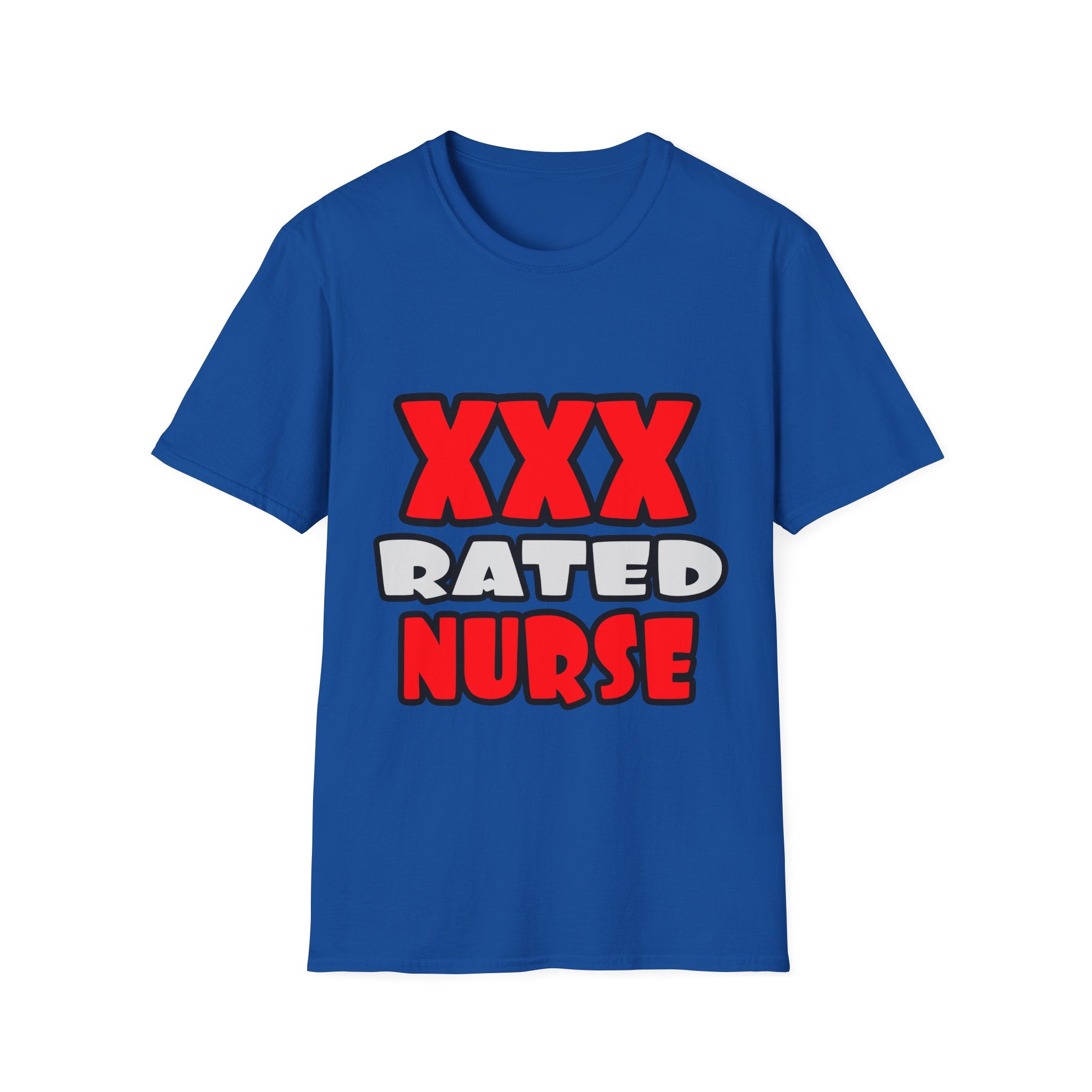 XXX Rated Nurse - Unisex Softstyle T-Shirt