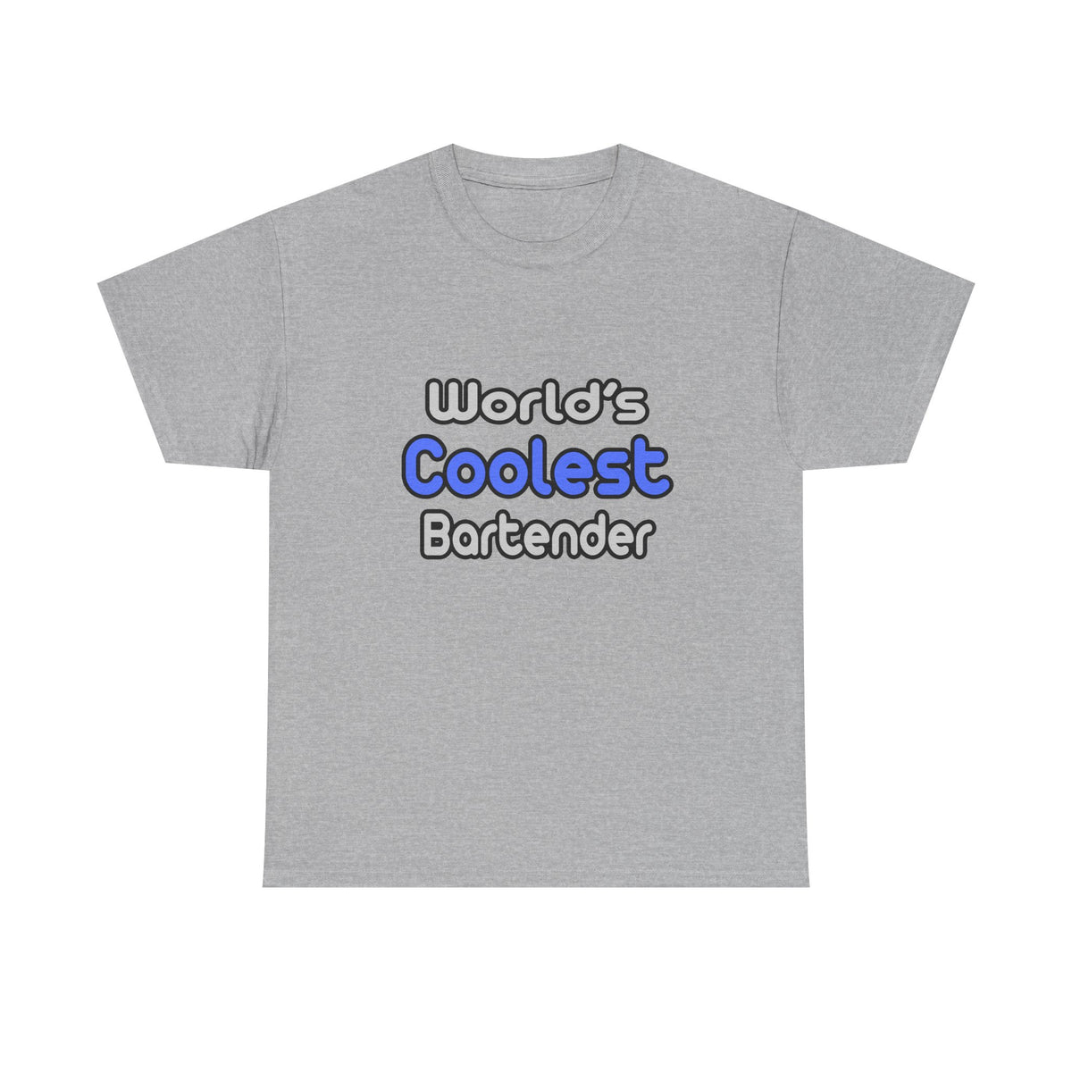 World's Coolest Bartender - Unisex Heavy Cotton Tee